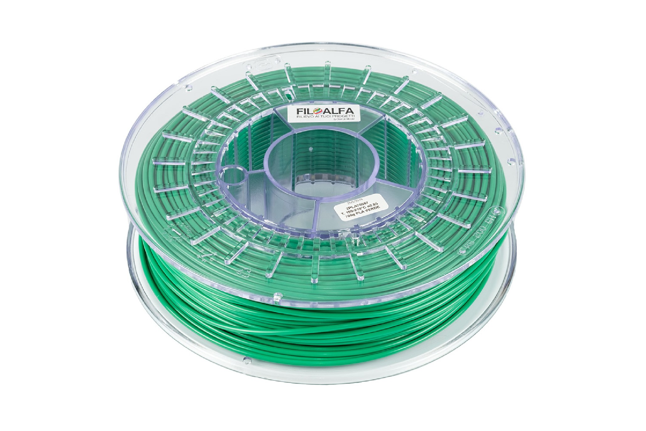 PLA verde (0,7kg. Ø 1,75mm.) - 3Devolution