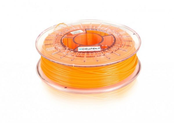 PLA arancio FLUO (0,7kg. Ø 1,75mm.)