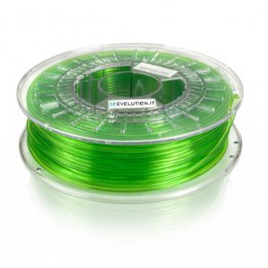 PLA verde trasparente (0,7kg. Ø 1,75mm.)